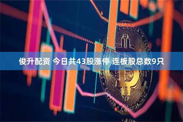 俊升配资 今日共43股涨停 连板股总数9只
