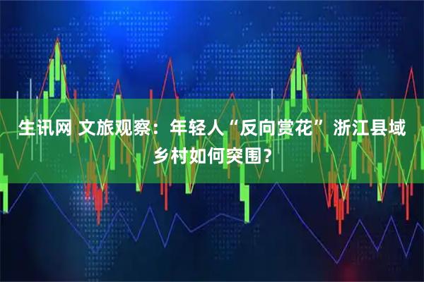 生讯网 文旅观察：年轻人“反向赏花” 浙江县域乡村如何突围？